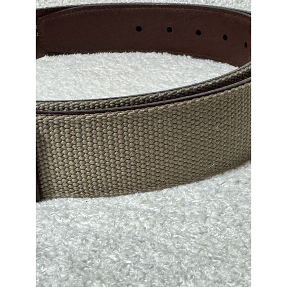 Carhartt 100% Cowhide Leather 100% Nylon Belt Size 42  Mens Tan - Picture 3 of 5